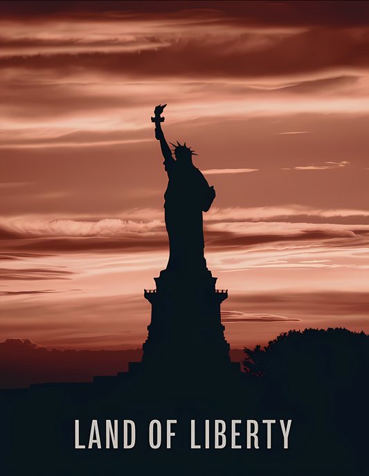 Land of Liberty - Independence Day Poster