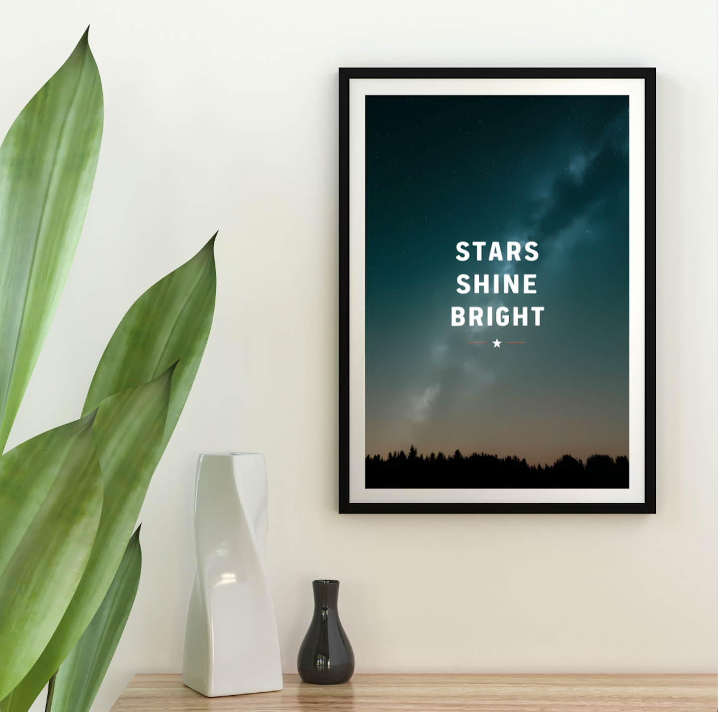 Stars Shine Bright -  Independence Day Poster