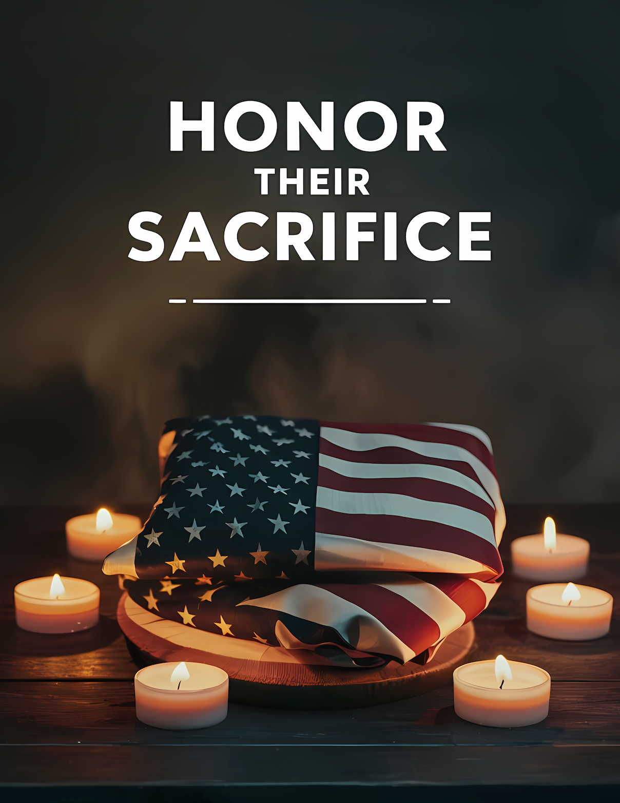 Honor Their Sacrifice - Memorial Day Poster