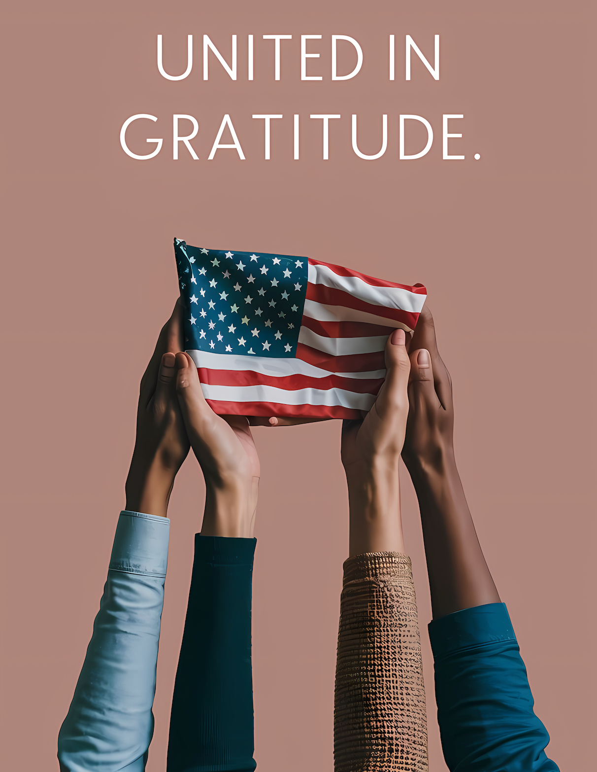 United In Gratitude - Memorial Day Poster