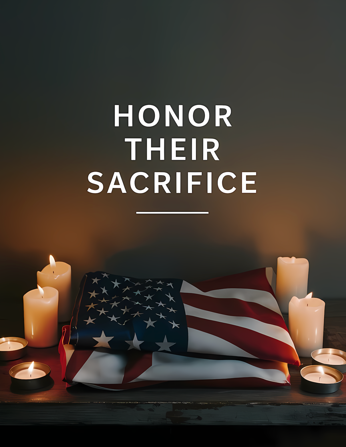 Honor Their Sacrifice - Memorial Day Poster