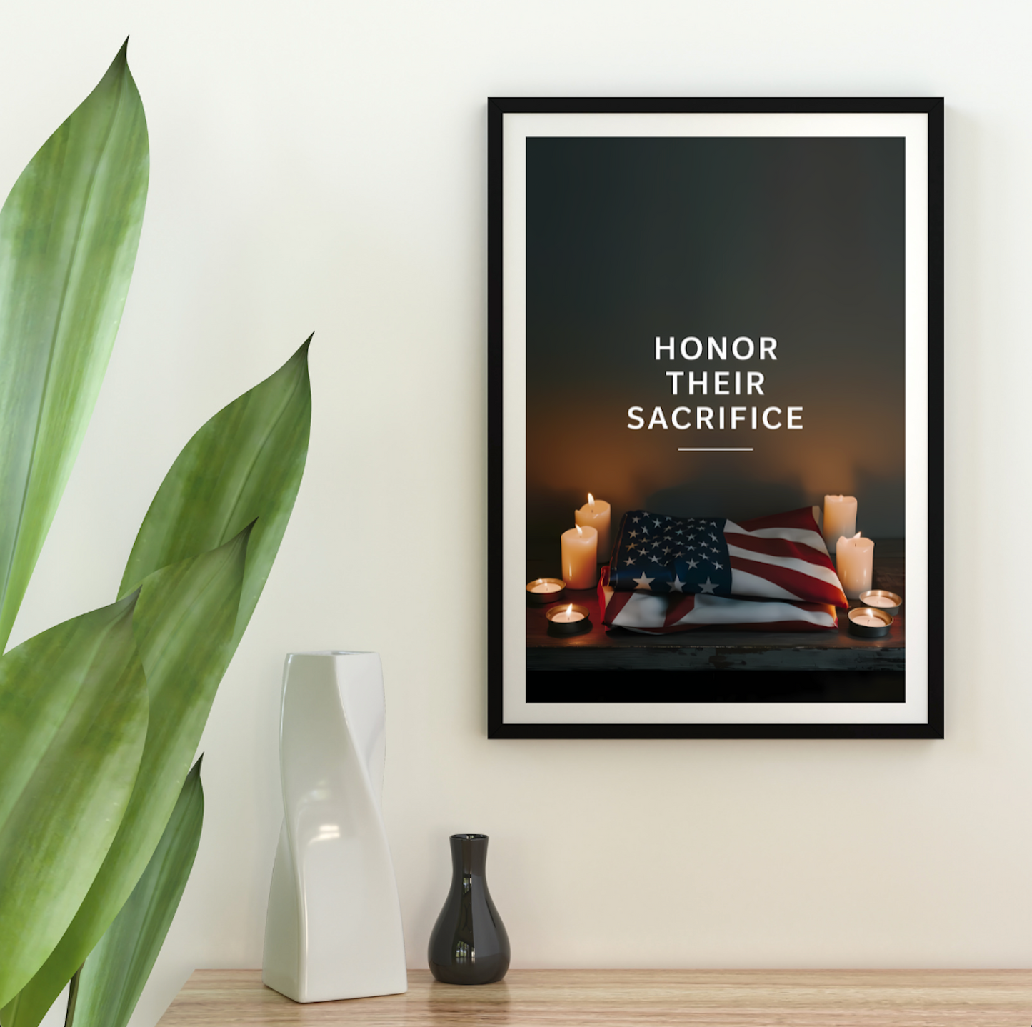 Honor Their Sacrifice - Memorial Day Poster